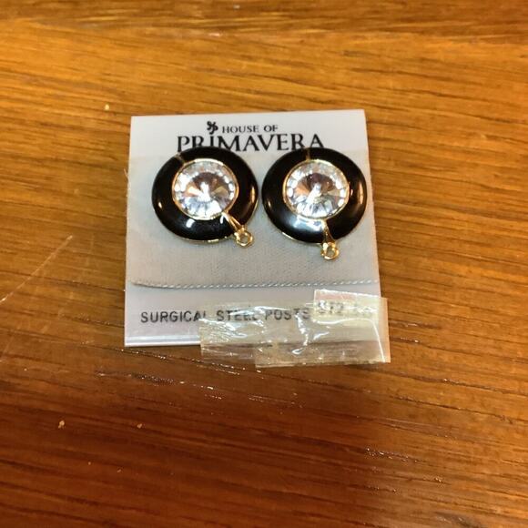 House of Primavera Earrings 80’s Glam - Picture 1 of 4